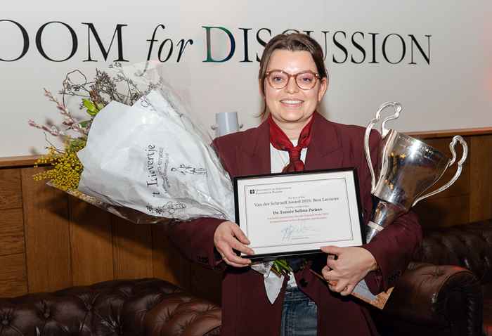 Van der Schroeff Award winner Esmée Zwiers