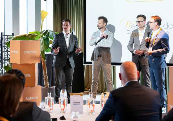 Simon Trimborn (L) at the Fund Award